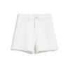 barrie Short Denim à franges