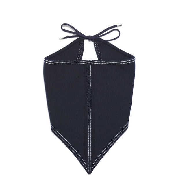 Foulard Denim en cachemire et coton | Barrie - Barrie