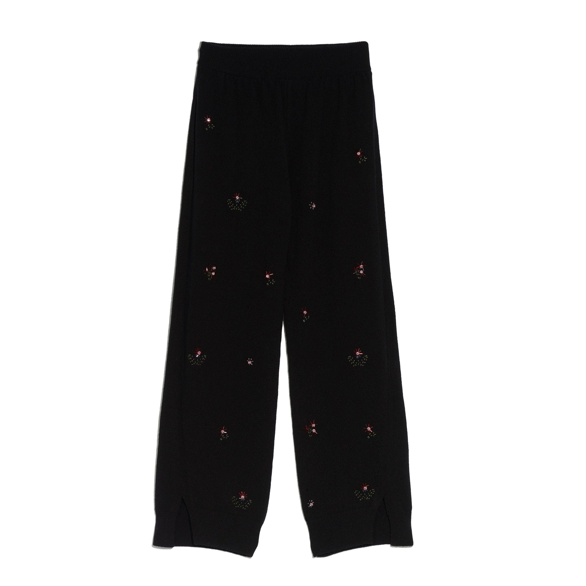 Iconic embroidered trousers in cashmere | Barrie - Barrie