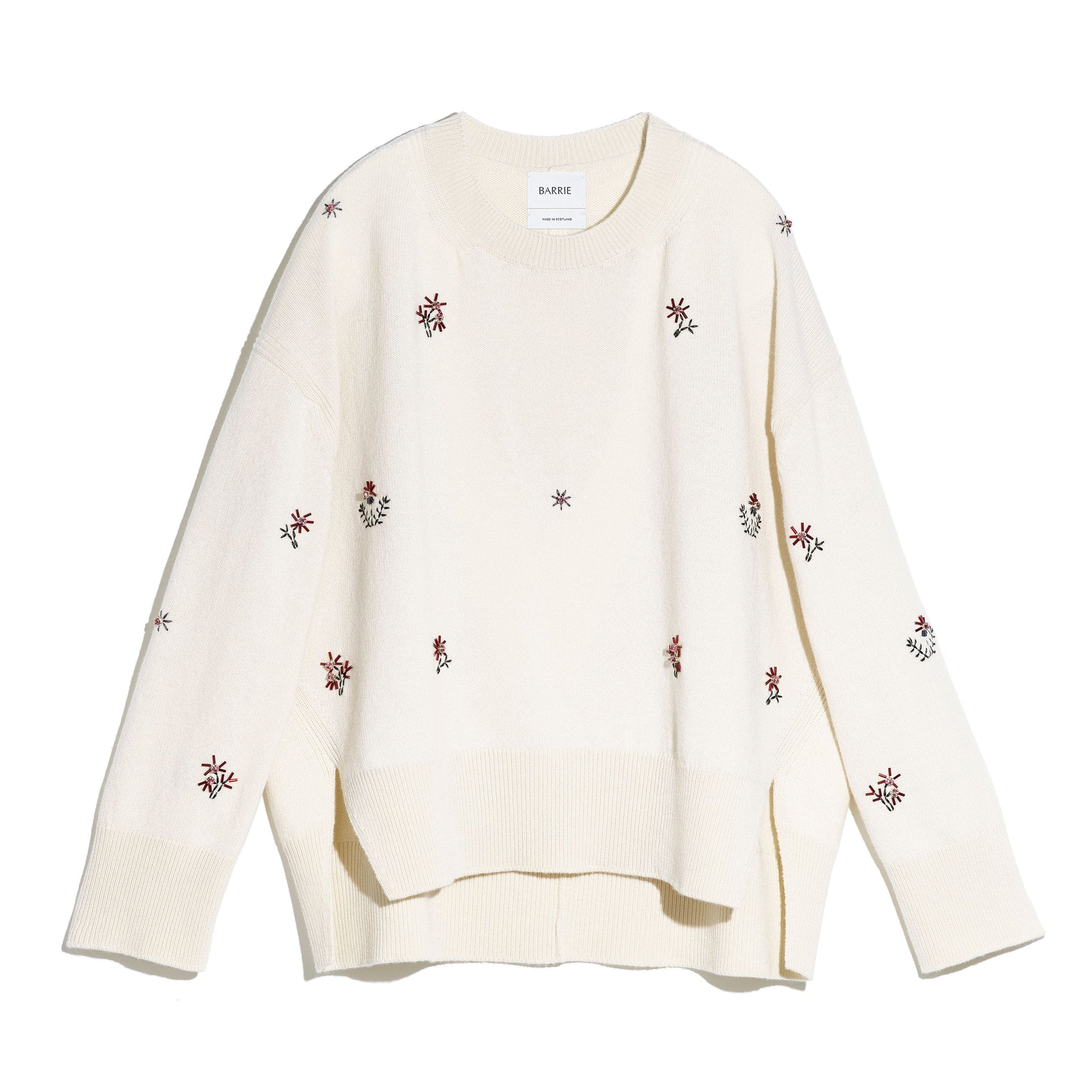 Pull iconique oversize en cachemire brodé | Barrie - Barrie