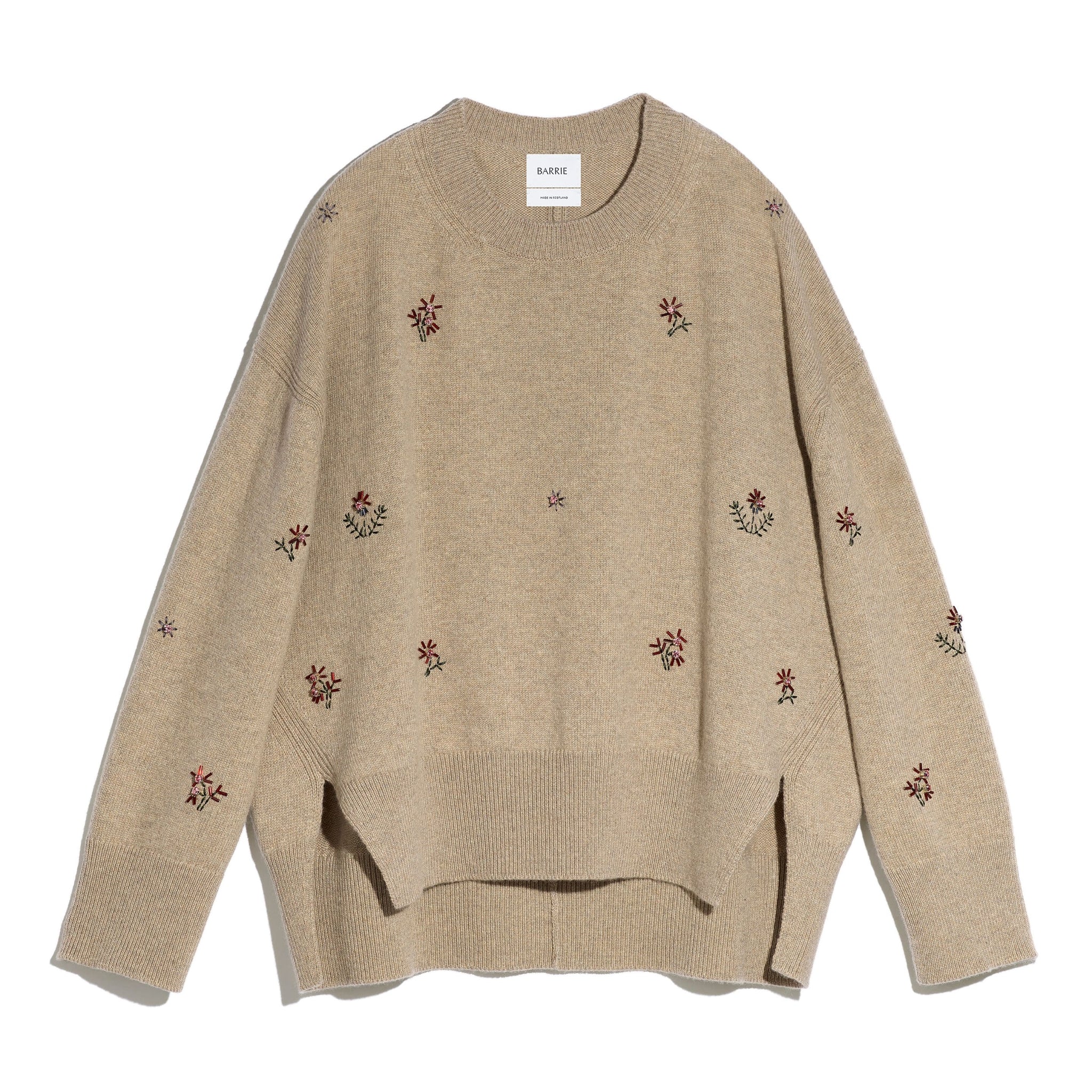 Pull iconique oversize en cachemire brodé | Barrie - Barrie